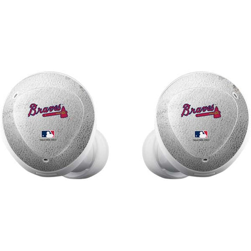 MLB Atlanta Braves Game Ball Galaxy Buds Plus Skin